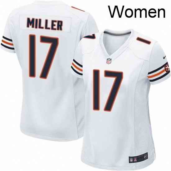 Womens Nike Chicago Bears 17 Anthony Miller Game White NFL Jersey
